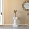 Decorative Fiberglass White Plinth Roman Style Column Ionic Piller Pedestal Vase Stand for Wedding or Party, Living Room, or Dining Room Decor - Photography Props - Sculpture Display - Greek-inspired Luxury Decor Piece with Ornate Accents